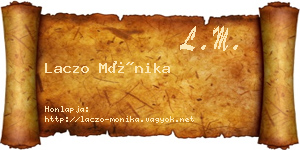Laczo Mónika névjegykártya