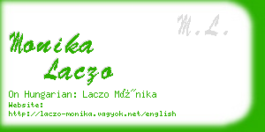 monika laczo business card